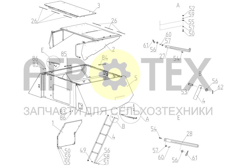 Строение верхнее (S320.45.02.000Ф) (№56 на схеме)